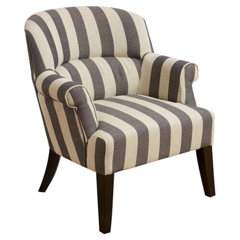 Who says simple black and white chairs can't also be bold and brash? Home Loft Concepts Drake Stripe Lounge Chair & Reviews ...