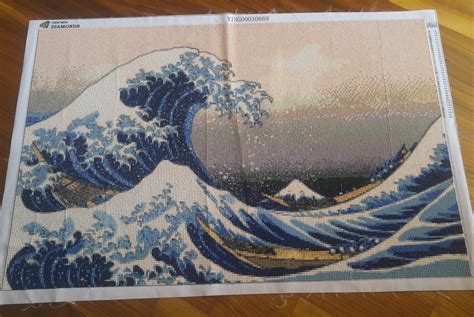 The Great Wave Off Kanagawa 70 X 45 Diamondpainting