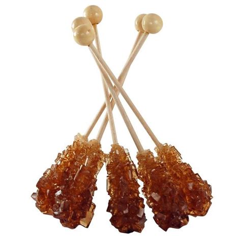 Amber Sugar Swizzle Sticks Artisan Specialty Foods