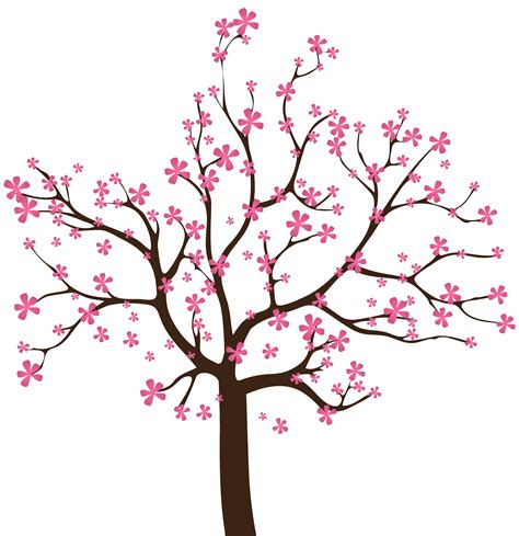 Transparent Cherry Blossom Tree Clipart png image