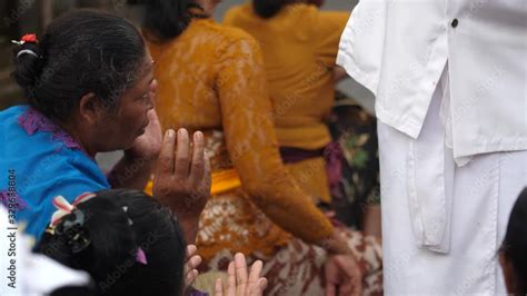 Video Blessing And Cleansing In Hinduism As Priest Pours Water Into
