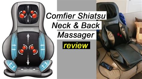 Comfier Shiatsu Neck And Back Massager Review 2d3d Kneading Full Back Massager Youtube