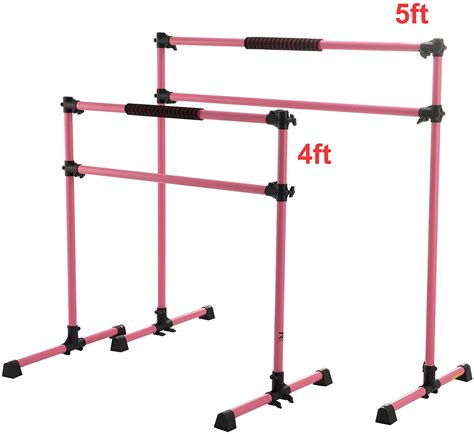 Easy Assembly Height Adjustable Free Standing Portable Ballet Bar For
