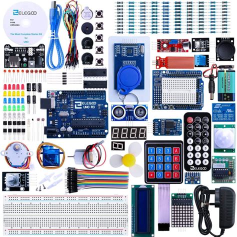 Arduino Uno Kit Components Kit Complet Arduino Pierron This