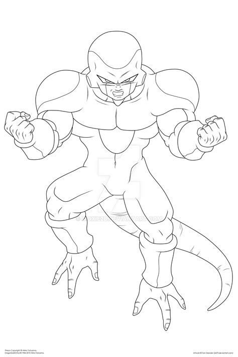 Dragon Ball Z Frieza Coloring Page Anime Coloring Pages Sexiz Pix