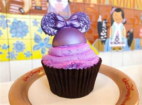 New Purple Potion Cupcake From Disneys Contempo Cafe At Disneys
