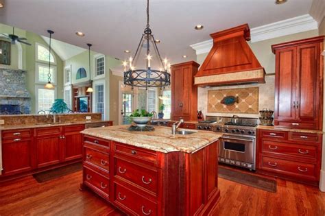 Of course, selecting the right cabinets for your new kitchen means choosing more than just door colors. 25 Cherry Wood Kitchens (Cabinet Designs & Ideas ...
