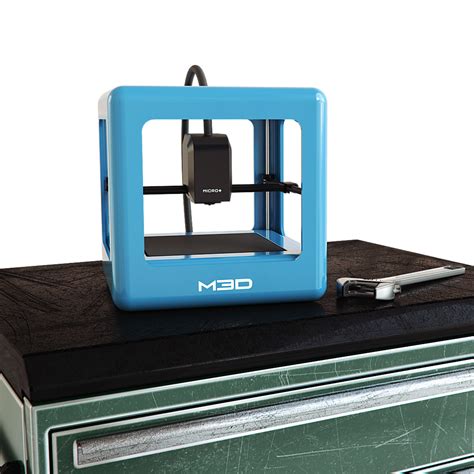 The Micro 3d Printer Blue M3d Touch Of Modern