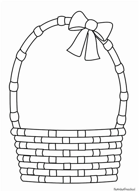 Empty Easter Basket Coloring Page Luxury Free Printable