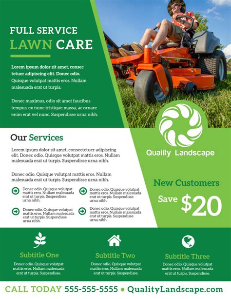 Free Lawn Care Templates