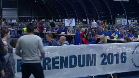Eu Referendum Northern Ireland Votes To Remain Bbc News