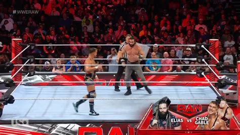 Raw Elias Volvió Al Ring Con Victoria Sobre Chad Gable