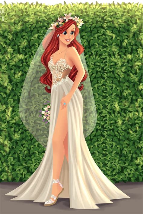 This Artist Reimagined Disney Princesses As Brides And I Could Stare At Their Gowns For Hours