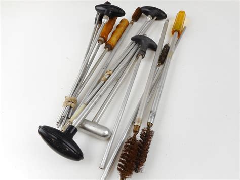 Assorted Gun Cleaning Rods And Jags