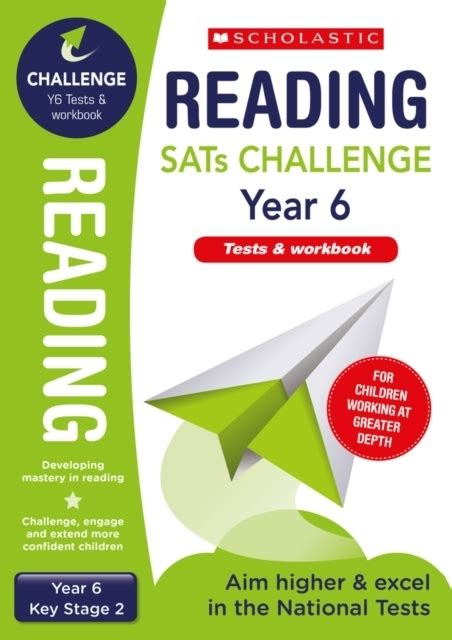 Satsbooks Scholastic Year 6 Ks2 Challenge Pack 3 Books Tests And Workbooks With Free Pandp