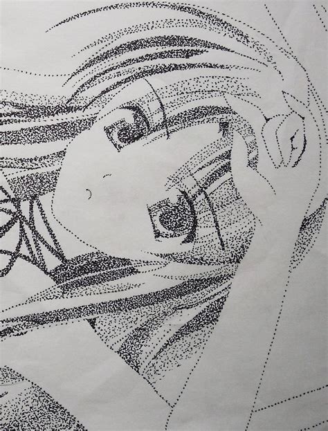 Another Pointillism Drawing · A Manga Drawing · Drawing On Cut Out Keep