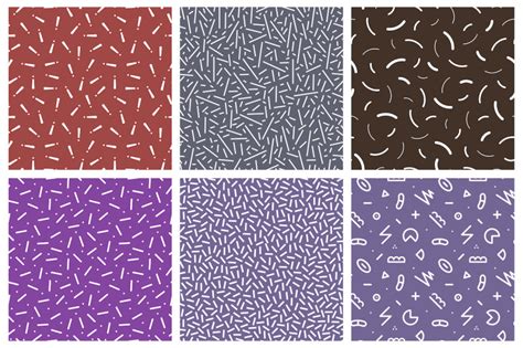 Trendy Seamless Colorful Patterns By Expressshop