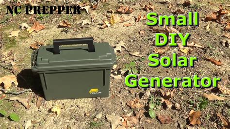 Most importantly, this concept could be applied as an emergency communications go box power module. Small DIY Portable Solar Generator - YouTube