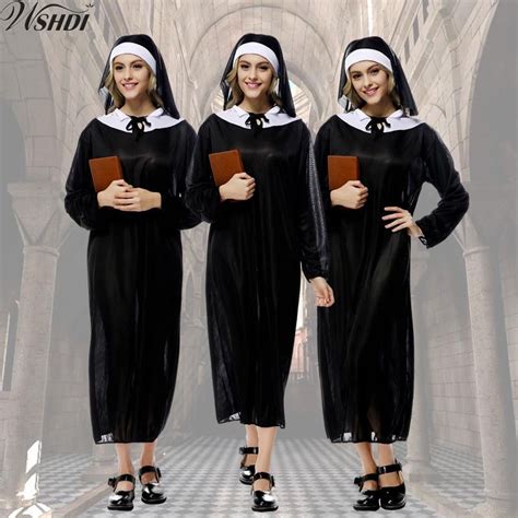 The Virgin Mary Costume Adult Women Halloween Party Cosplay Catholic