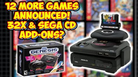 Final 12 Games For Sega Genesis Mini And A Sega Cd And 32x Add On