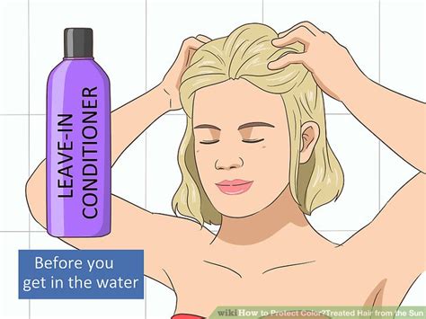 3 Ways To Protect Color‐treated Hair From The Sun Wikihow