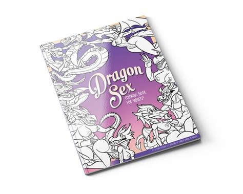 The Dragon Sex Adult Coloring Book Great Novelty T Gag Etsy