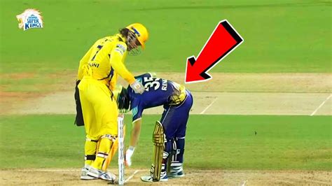 Rinku Singh Touched Ms Dhoni S Feet When He Came To The Crease Won