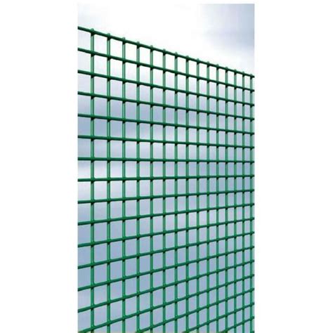 Grillage maille carrée plastifié Cavatorta Longueur 5 m Hauteur 1 m
