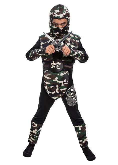 Camouflage Ninja Boys Costume Ninja Costumes