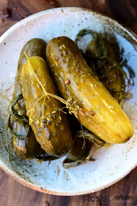 Homemade Fermented Dill Pickles Taste Of Artisan 2022