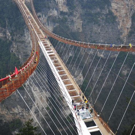 Another Giant Glass Suspension Bridge In China Living Plugin