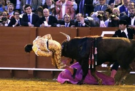 Horrifying Footage Angry Bull Gores Matador In Butt During Spanish Fight
