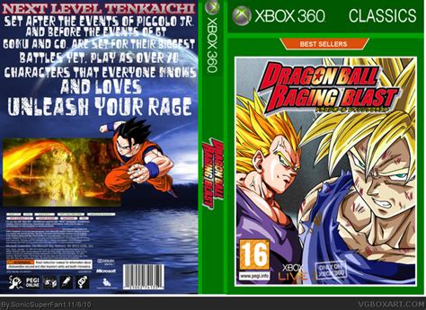 Dragonball Raging Blast Xbox 360 Box Art Cover By Sonicsuperfan1