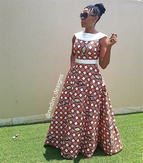 Ankara Maxi Dress Nedim Designs African Wear Dresses African Attire