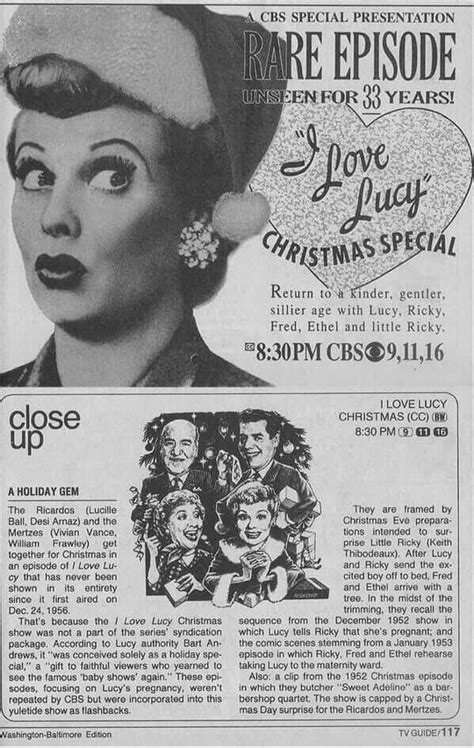 I Love Lucy Ad I Love Lucy Show Do Love 1980s Tv Shows Holiday Gems Vivian Vance Queens Of