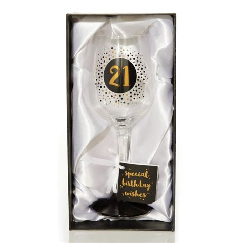 Personalised Black And Gold 21st Birthday Wine Glass Etsy Australia Birthday Wine Glass