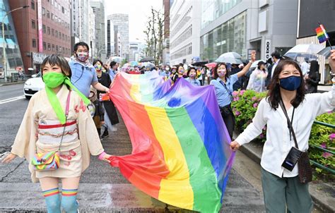 in photos participants celebrate sexual diversity in 1st pride parade in tokyo in 3 yrs the