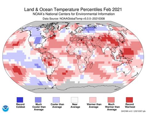 Assessing The Global Climate In February 2021 News National Centers