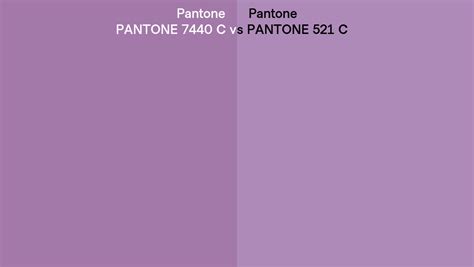 Pantone 7440 C Vs Pantone 521 C Side By Side Comparison