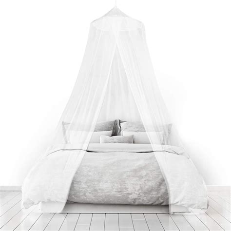 It should have featured such as busting resistance and stretch but. White Hung Dome Canopy Mosquito Net For Single Door Bed ...