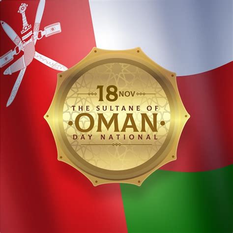 Premium Vector Realistic National Day Of Oman