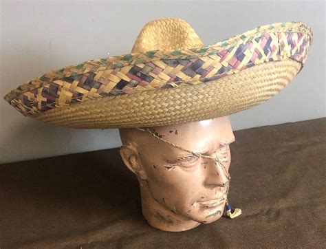 Lot94 Mexican Straw Sombrero