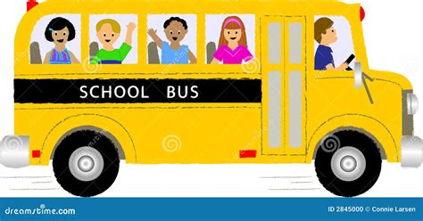 School Bus Children Vector Illustration 2845000