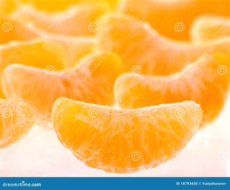 Slices Of Peeled Orange Stock Photo Image Of Food Natural 18793450