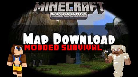 Minecraft Xbox 360 Modded Map Downloadwemeralds Youtube