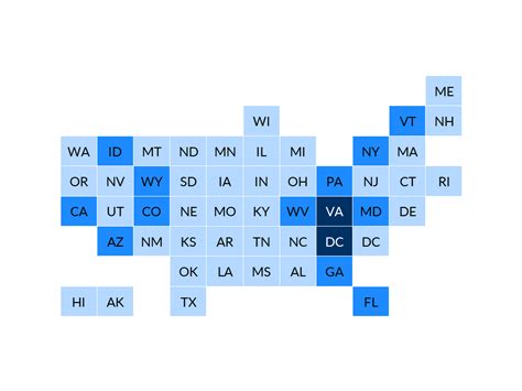 Tile Grid Map Of The Us In Excel