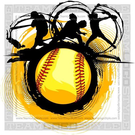 fast pitch softball design vector format eps fastpitch softball fastpitch softball