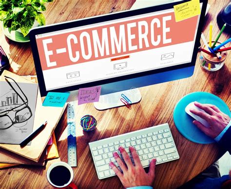 E Commerce Digital Marketing Networking Concept Stock Image Image Of