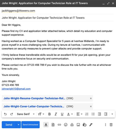 How To Write A Job Application Letter Examples Cv Genius