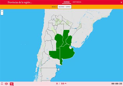 Mapa Para Jugar ¿dónde Está Provincias De La Región Pampeana De